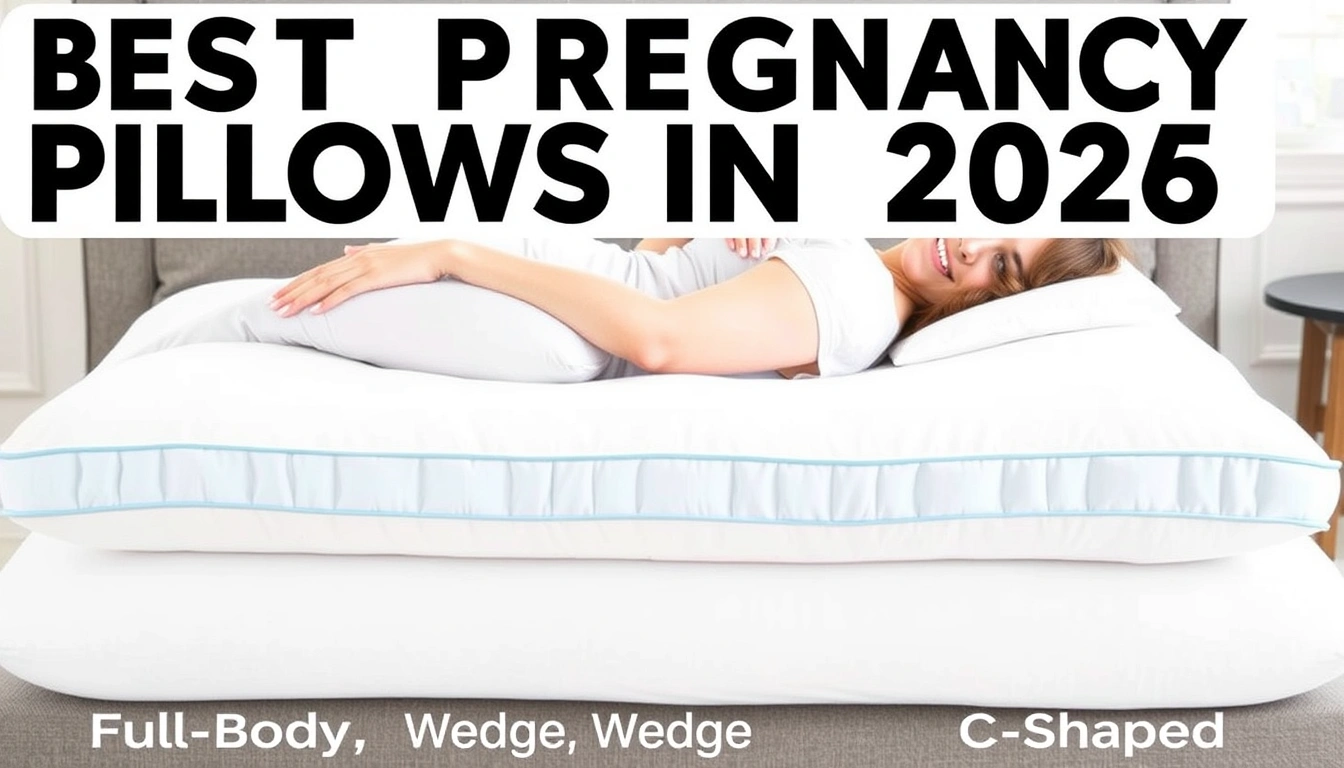 Best Pregnancy Pillows in 2026: Full-Body, Wedge & C-Shaped Compared