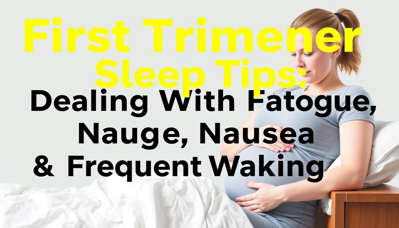 First Trimester Sleep Tips: Dealing With Fatigue, Nausea & Frequent Waking