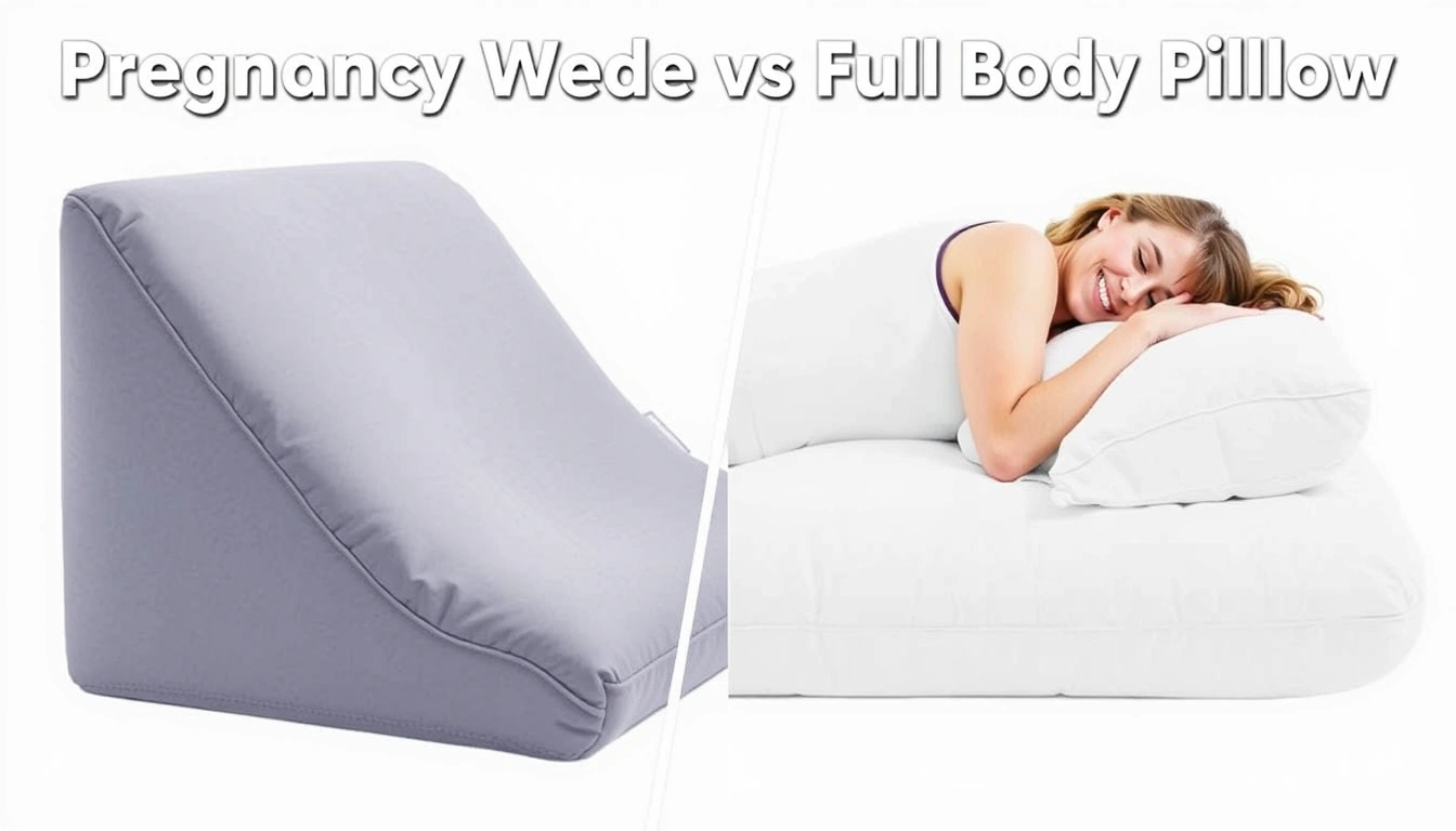 Pregnancy Wedge Pillow vs Full-Body Pillow: Which Gives Better Support?